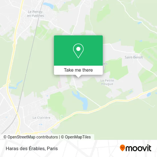 Haras des Érables map