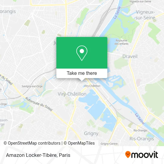 Amazon Locker-Tibère map