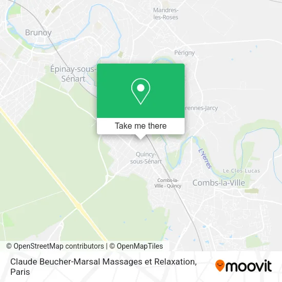 Claude Beucher-Marsal Massages et Relaxation map