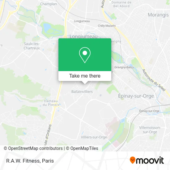 R.A.W. Fitness map