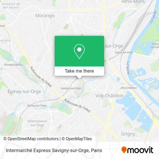 Intermarché Express Savigny-sur-Orge map