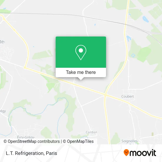 L.T. Refrigeration map