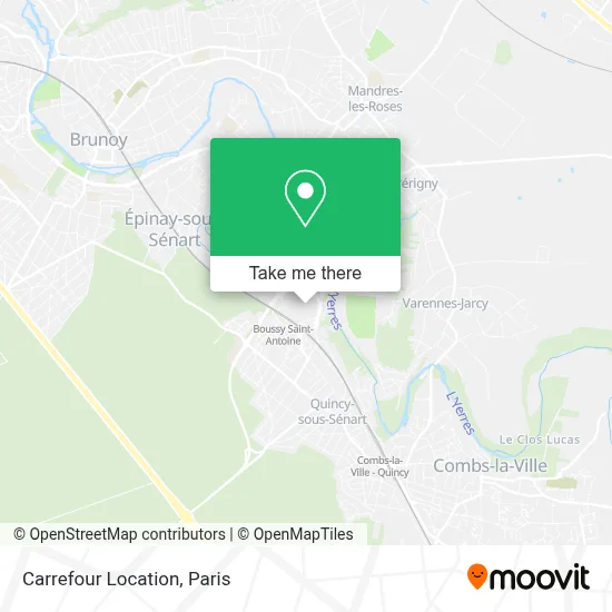 Carrefour Location map