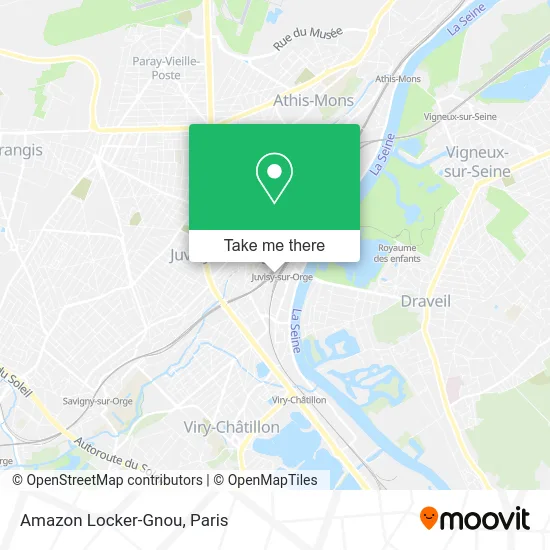 Amazon Locker-Gnou map
