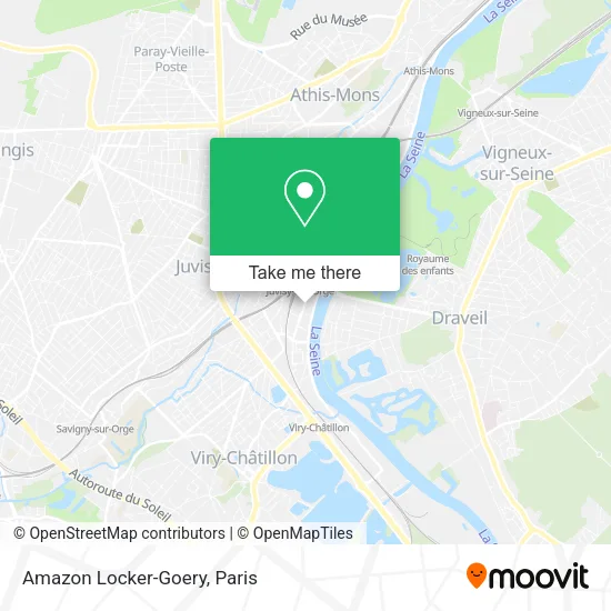 Amazon Locker-Goery map