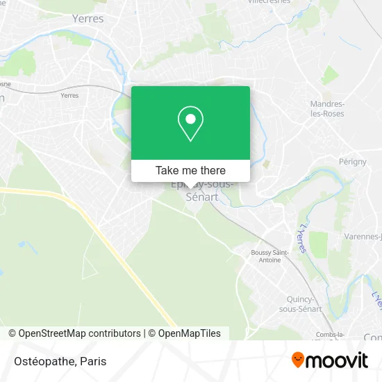 Ostéopathe map