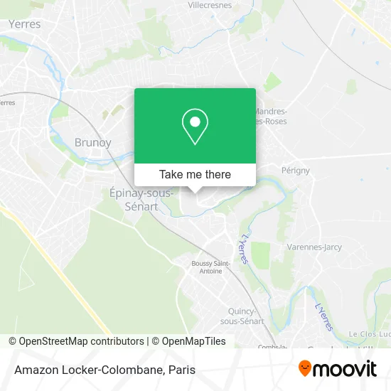 Amazon Locker-Colombane map