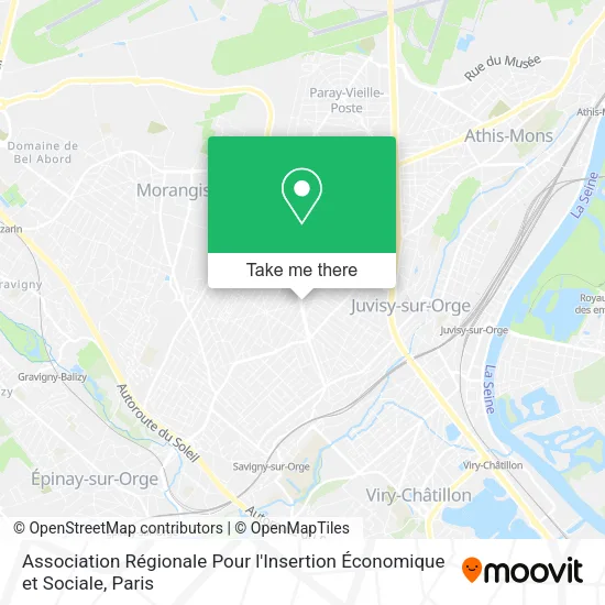 Association Régionale Pour l'Insertion Économique et Sociale map