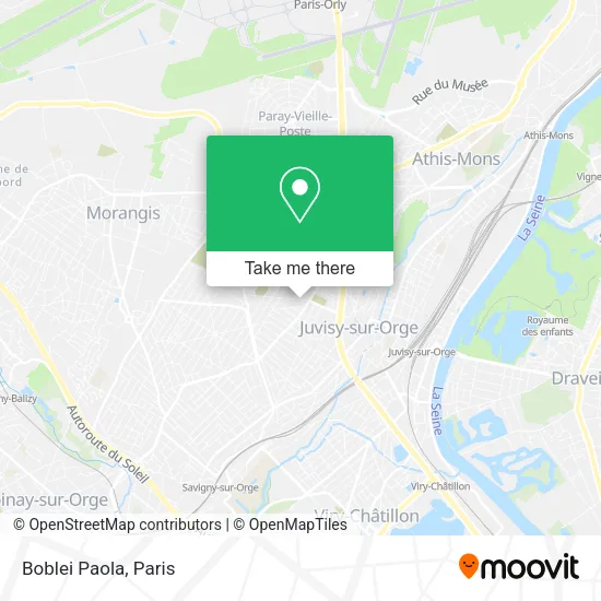 Boblei Paola map