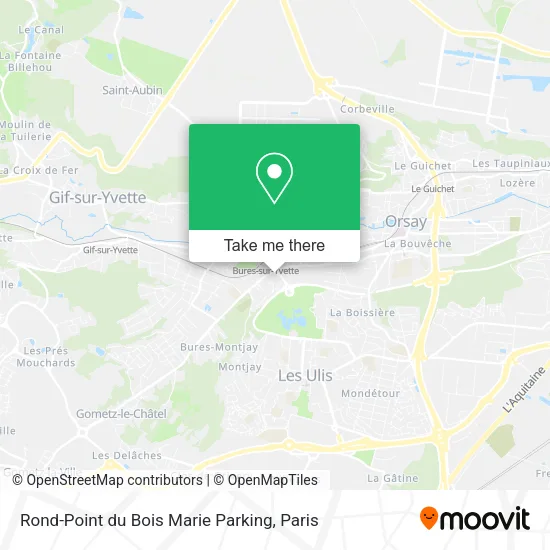 Rond-Point du Bois Marie Parking map