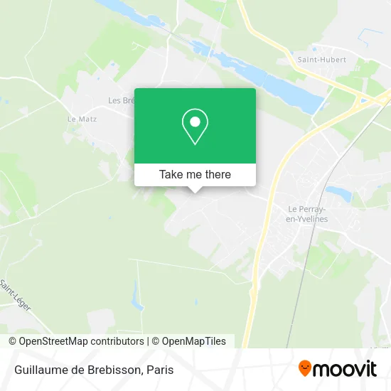 Guillaume de Brebisson map