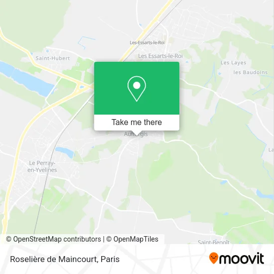 Roselière de Maincourt map