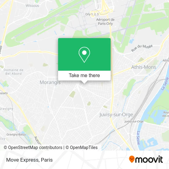Move Express map