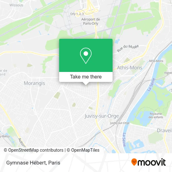 Gymnase Hébert map