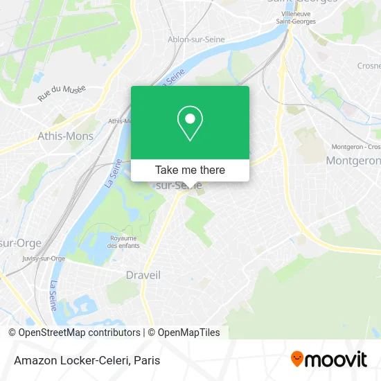 Amazon Locker-Celeri map