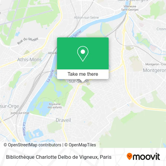 Bibliothèque Charlotte Delbo de Vigneux map