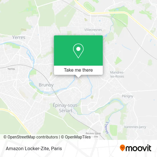 Amazon Locker-Zite map