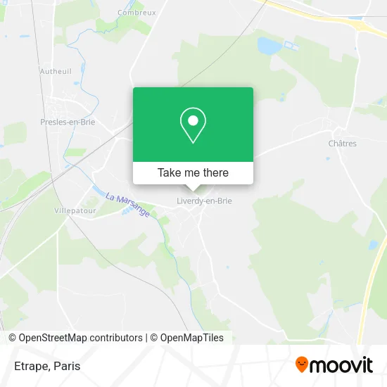 Mapa Etrape
