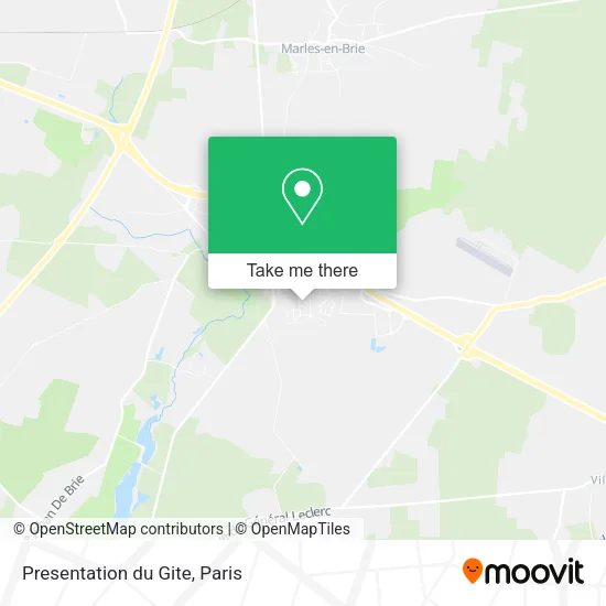 Presentation du Gite map
