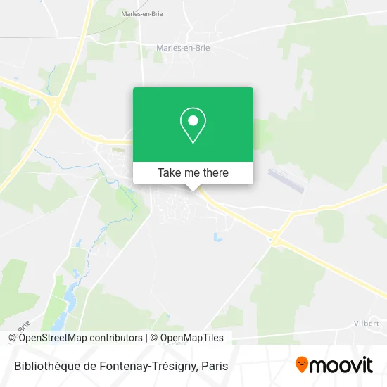 Bibliothèque de Fontenay-Trésigny map