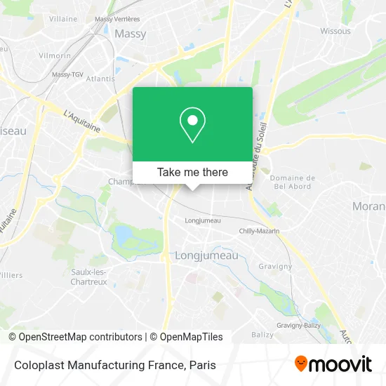 Coloplast Manufacturing France map