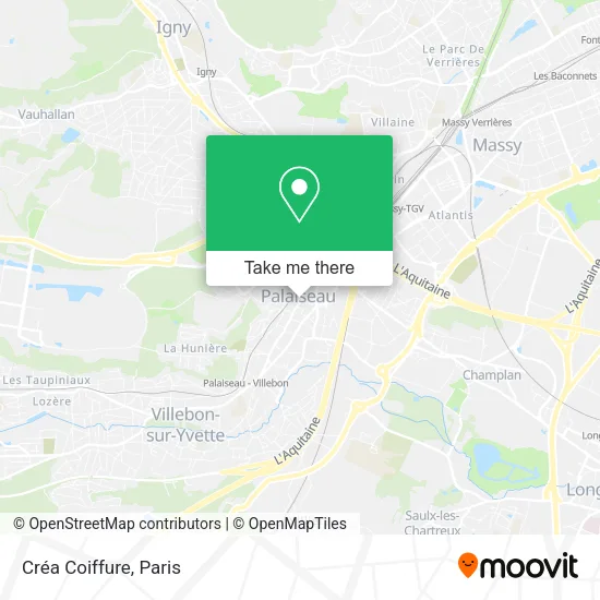 Créa Coiffure map