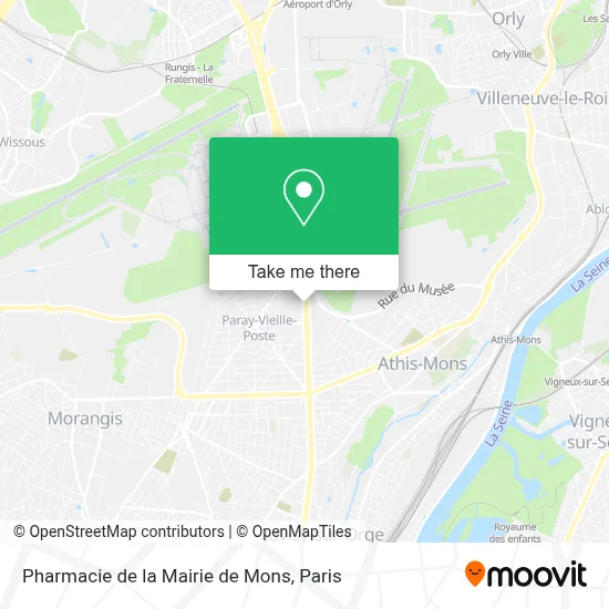 ¿Cómo llegar a Pharmacie de la Mairie de Mons en Athis-Mons en autobús ...