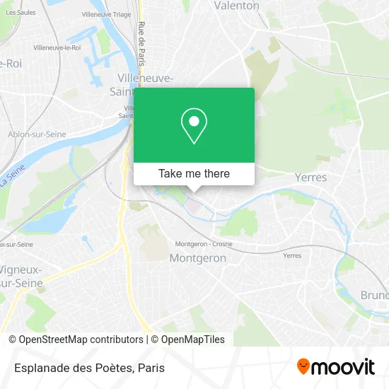 Esplanade des Poètes map