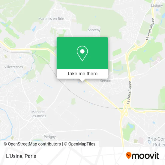 L'Usine map