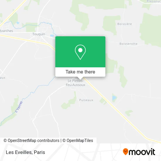 Les Eveilles map