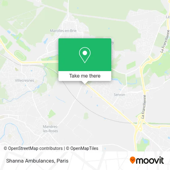 Shanna Ambulances map