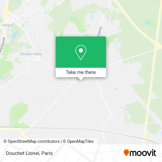 Douchet Lionel map