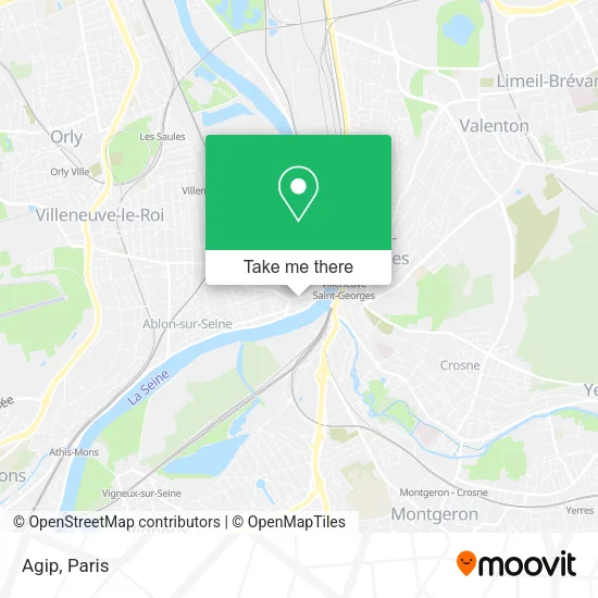 Agip map