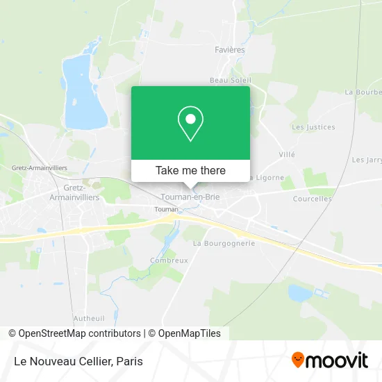 Le Nouveau Cellier map
