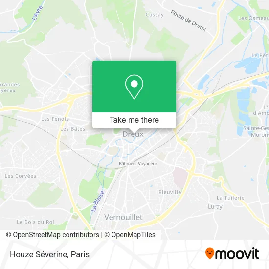 Houze Séverine map
