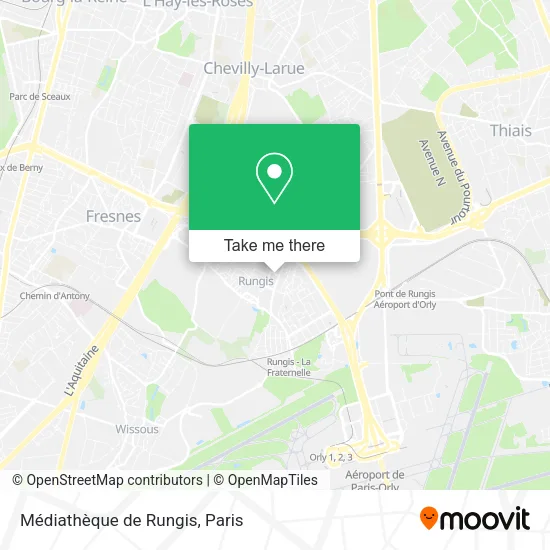 Médiathèque de Rungis map