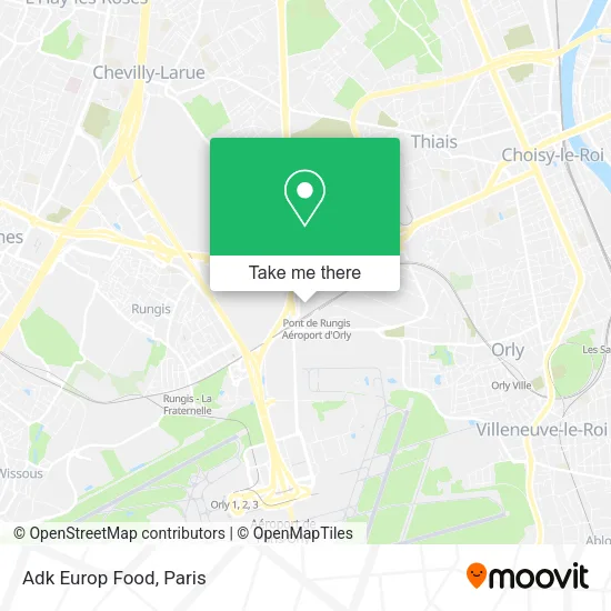Adk Europ Food map