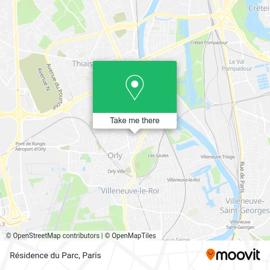 Résidence du Parc map