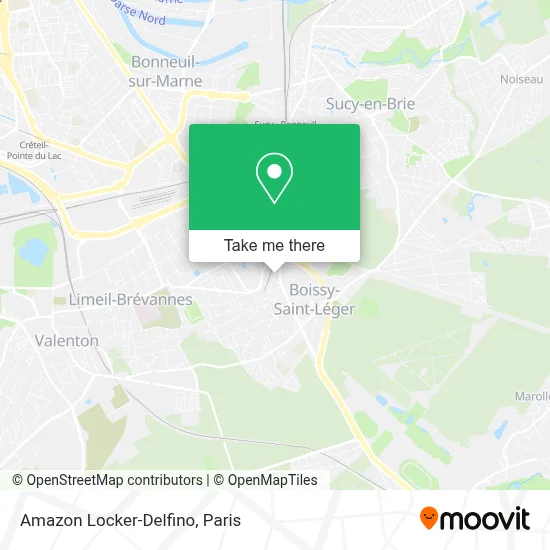 Amazon Locker-Delfino map