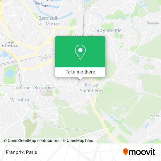 Franprix map