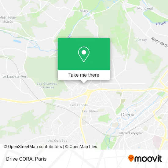 Drive CORA map