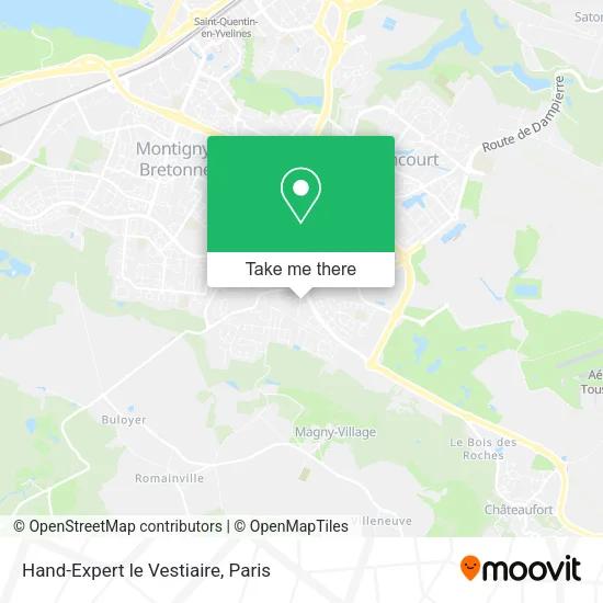 Hand-Expert le Vestiaire map
