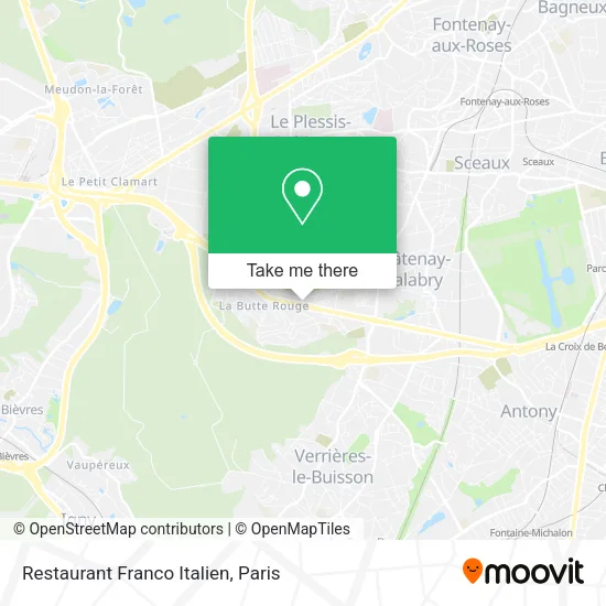 Restaurant Franco Italien map
