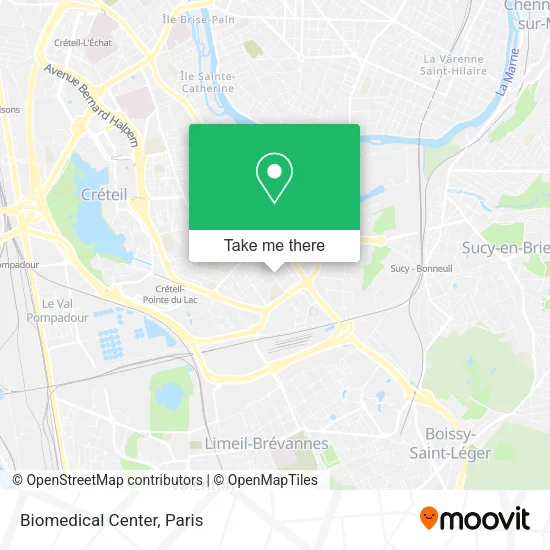 Biomedical Center map
