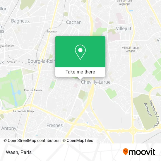 Mapa Wash