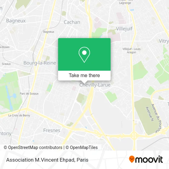 Association M.Vincent Ehpad map