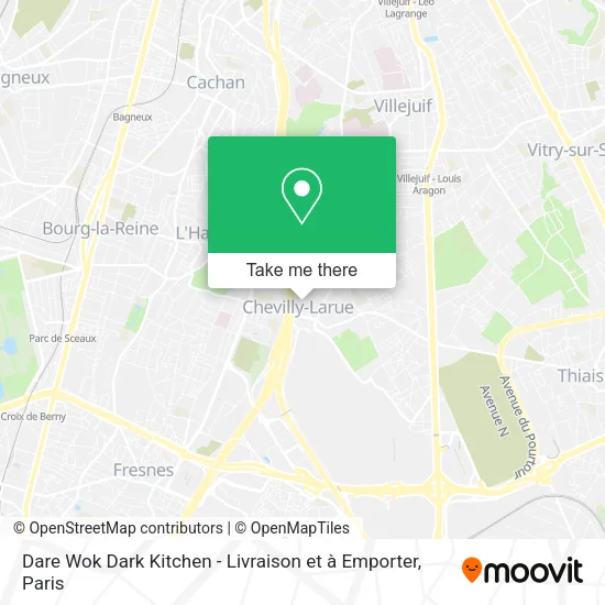 Dare Wok Dark Kitchen - Livraison et à Emporter map