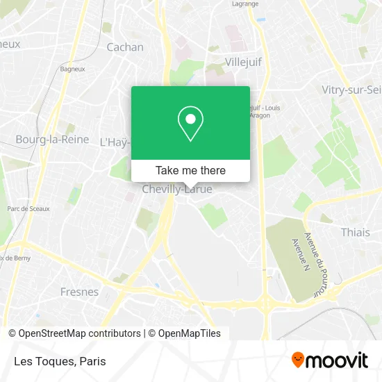 Les Toques map