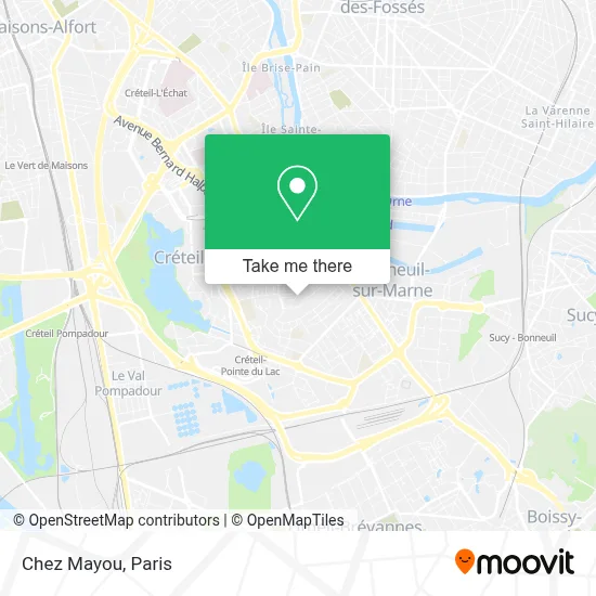 Chez Mayou map