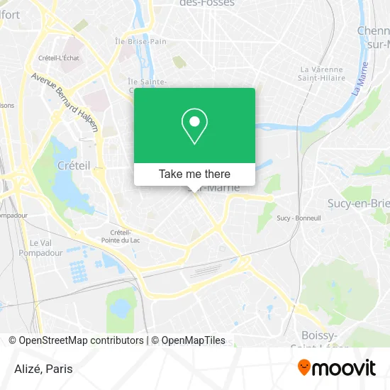 Alizé map